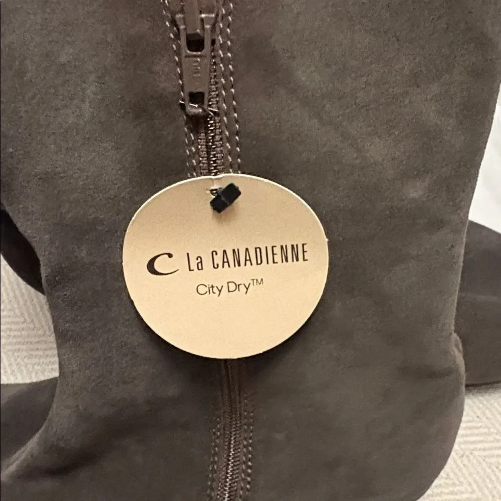 NEW La CANADIENNE Women's Winter Wedge Boots